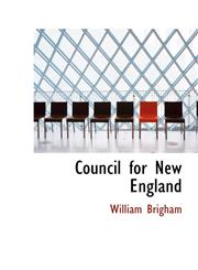 Council for New England,1116521431,9781116521436