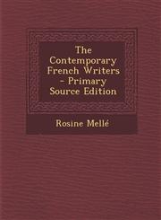 Contemporary French Writers,1289401276,9781289401276