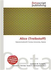 Alice (Treibstoff),613443664X,9786134436649