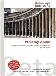 Ptolemy Apion,6134749532,9786134749534