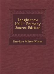 Langbarrow Hall - Primary Source Edition,1287900011,9781287900016