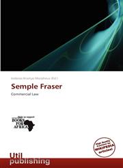 Semple Fraser,6138811283,9786138811282