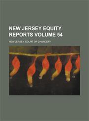 New Jersey Equity Reports Volume 54,1236984781,9781236984784