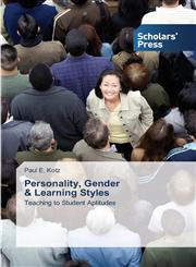 Personality, Gender & Learning Styles,3639714970,9783639714975