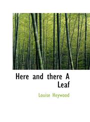 Here and there A Leaf,1110674325,9781110674329