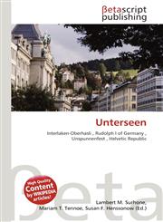 Unterseen,6135262610,9786135262612