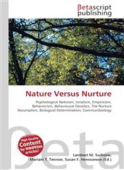 Nature Versus Nurture,6130305524,9786130305529