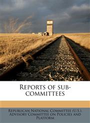 Reports of sub-committees,1171659431,9781171659433