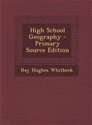 High School Geography - Primary Source Edition,1293419451,9781293419458