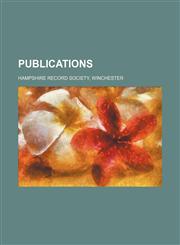 Publications Volume 13,1150474548,9781150474545