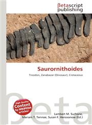 Saurornithoides,613479371X,9786134793711