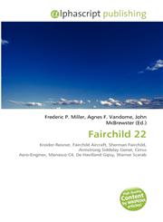 Fairchild 22,6134353019,9786134353014
