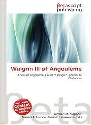 Wulgrin III of Angoulême,6134843180,9786134843188