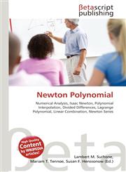 Newton Polynomial,6131007241,9786131007248
