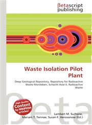 Waste Isolation Pilot Plant,6135084267,9786135084269