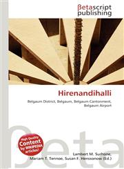 Hirenandihalli,6136458713,9786136458717