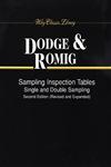 Sampling Inspection Tables Single and Double Sampling 2nd Edition,0471255491,9780471255499