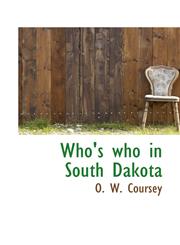 Who's who in South Dakota,1117270157,9781117270159