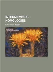 Intermembral homologies,1130915174,9781130915174