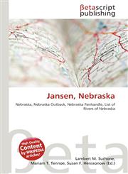 Jansen, Nebraska,6136332442,9786136332444