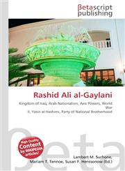 Rashid Ali al-Gaylani,6130414226,9786130414221