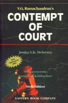 V.G. Ramachandran's Contempt of Court With Supplement 6th Edition, Reprinted,8170127335,9788170127338