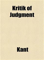 Kritik of Judgment,1154756513,9781154756517