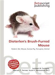 Dieterlen's Brush-Furred Mouse,6135407600,9786135407600
