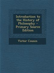 Introduction to the History of Philosophy - Primary Source Edition,1295655489,9781295655489