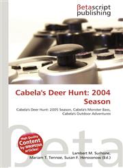 Cabela's Deer Hunt 2004 Season,6135123688,9786135123685