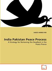 India Pakistan Peace Process,3639290275,9783639290271