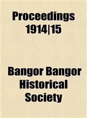Proceedings 1914|15,1153099632,9781153099639
