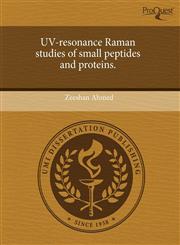 UV-resonance Raman studies of small peptides and proteins.,1243601167,9781243601162