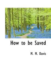 How to be Saved,1110475748,9781110475742
