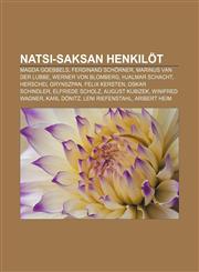 Natsi-Saksan henkilöt Magda Goebbels, Ferdinand Schörner, Marinus van der Lubbe, Werner von Blomberg, Hjalmar Schacht, Herschel Grynszpan,1231950803,9781231950807