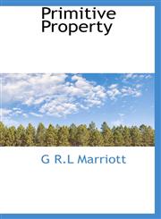 Primitive Property,1116014084,9781116014082