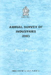 Annual Survey of Industries, 2003 Final Report,9555775486,9789555775489
