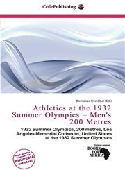 Athletics at the 1932 Summer Olympics - Men's 200 Metres,6138114868,9786138114864