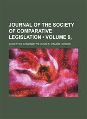 Journal of the Society of Comparative Legislation (Volume 9, ),1235642364,9781235642364