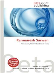 Ramnaresh Sarwan,6133547464,9786133547469