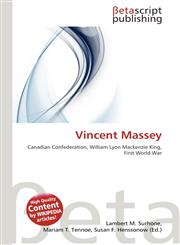 Vincent Massey,6135011138,9786135011135