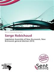 Serge Robichaud,613924322X,9786139243228