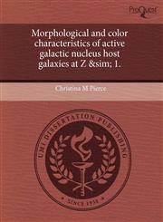 Morphological and color characteristics of active galactic nucleus host galaxies at Z &sim; 1.,1243606037,9781243606037
