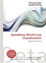 Speedway World Cup Classification,6137525147,9786137525142
