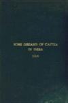 Some Diseases of Cattle in India A Hand-Book for Stock Owners