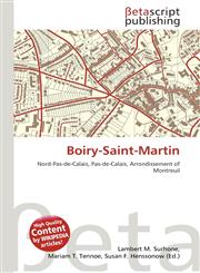 Boiry-Saint-Martin,6135027204,9786135027204