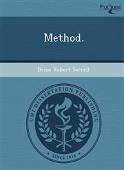 Method.,124468015X,9781244680159
