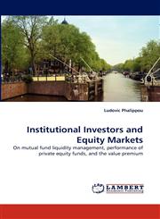 Institutional Investors and Equity Markets,3838304403,9783838304403