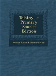 Tolstoy  - Primary Source Edition,1295881950,9781295881956