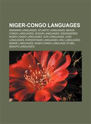 Niger-Congo languages Adamawa languages, Atlantic languages, Benue-Congo languages, Dogon languages, Endangered Niger-Congo languages,1156548209,9781156548202